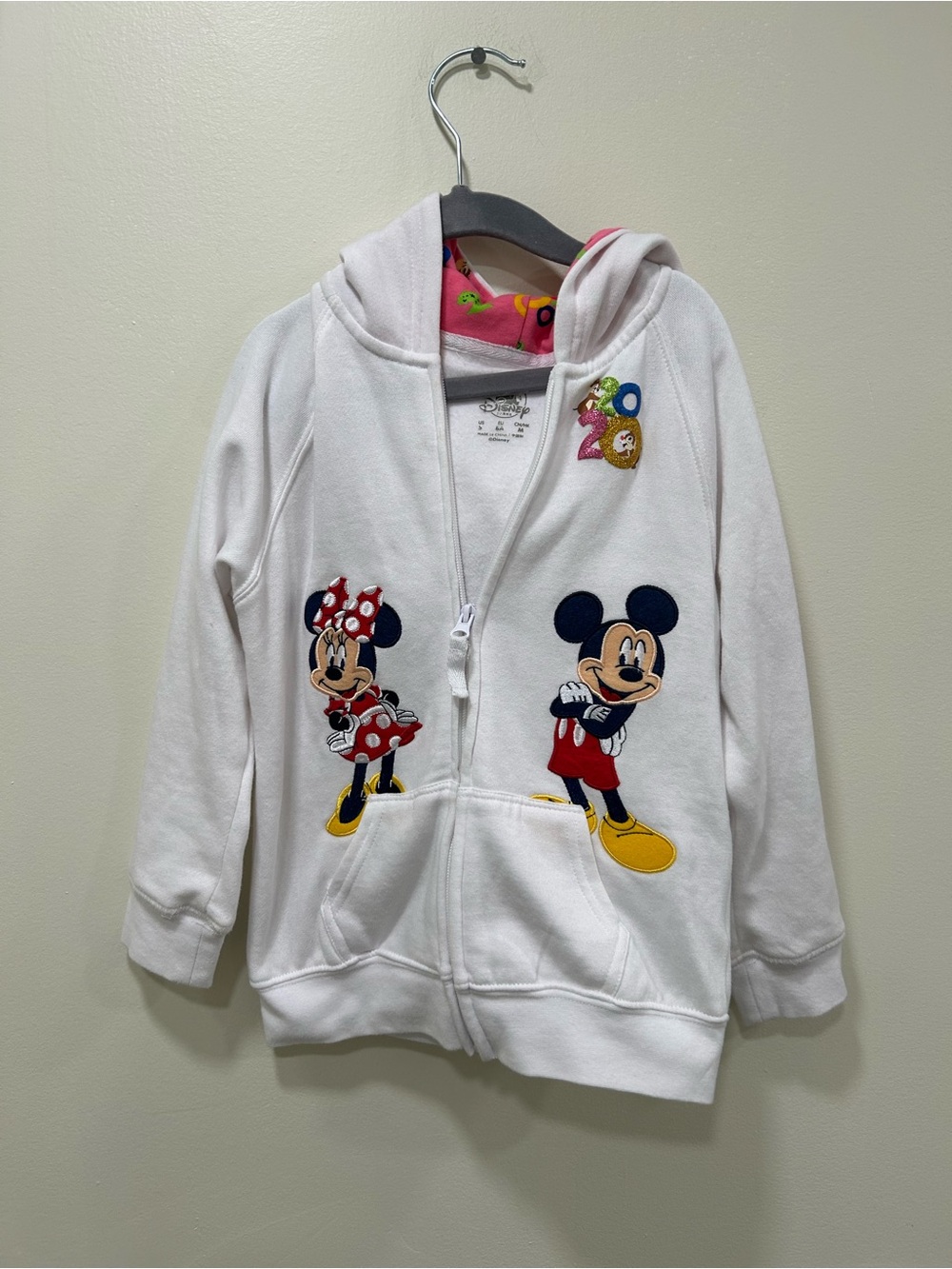 Walt Disney World Girl’s Zip Up Hoodie